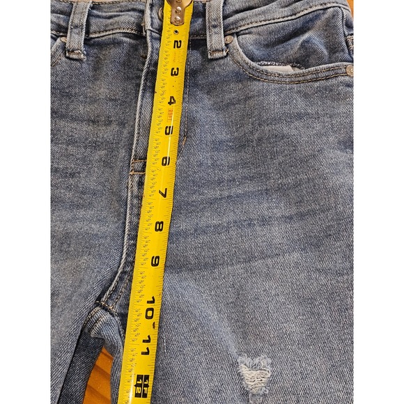 kendall & kylie jeans womens size 1/25 the icon straight high rise distressed - Picture 14 of 15